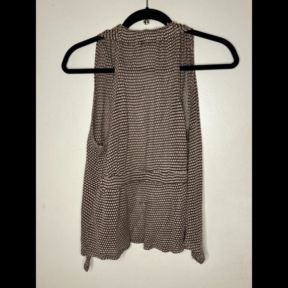 CHARLOTTE RUSSE Vintage 1990s Brown Tan Textured Knit Vest Size SMALL - Picture 2 of 5